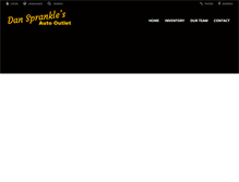 Tablet Screenshot of danspranklesautooutlet.com